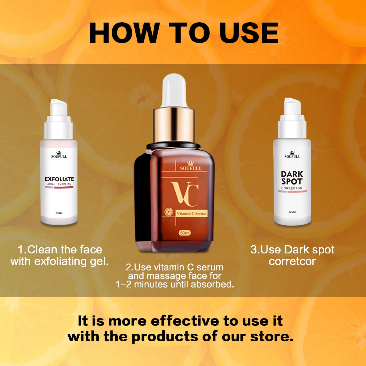 Vitamin C Serum for Face with Hyaluronic Acid to Rejuvenate Face And skin Best Serum for Anti Aging with Natural Ingredients Dark Circles Anti Wrinkl Fine Lines and Sun Damage Corrector: Beauty