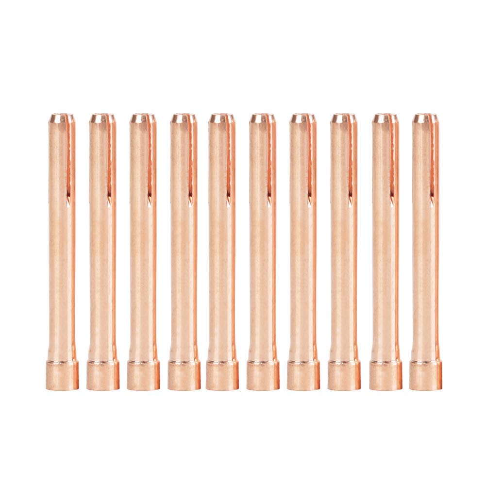 10Pcs 10N24 2.4mm Welding Torch Collets for Tig Welding Torch WP-17/18/26 Series