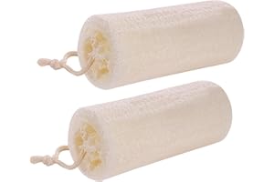 GIGAGROUND Organic Natural Loofah Sponge (2 Pack), Large 6“ Natural Loofah Exfoliating Body Scrubber Egyptian Loofa Eco Friendly 100% All Natural luffa Cleaning for Deep Clean Skin Care Bath Spa Shower Men Women