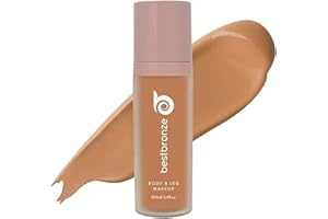 B BESTBRONZE Best Bronze Bombshell Body Makeup - Tattoo Cover Up Makeup & Body Foundation Waterproof - Tattoo Concealer Waterproof for Scars, Varicose Veins Cover Up & Leg Foundation (NW34 Medium Golden)
