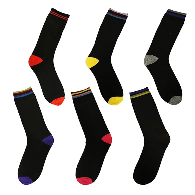 12 Pairs Mens Designer Socks Cotton Rich, Comfortable, Breathable, Non
