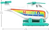 Thomas & Friends HDK12 Thomas Toby Harold Rainbow Train Helicopter Set Ages 3+ view 5