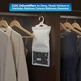 1ABOVE Hanging Wardrobe Dehumidifier Moisture Absorber 210g Damp Mould Remover view 7