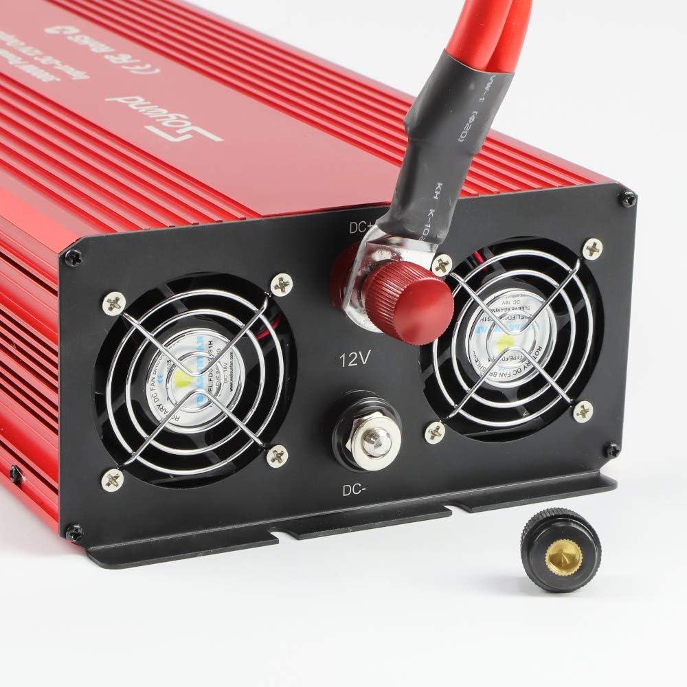 soyond 3000W Power Inverter Modified Sine Wave Converter for Home Car RV with AC Outlets Converter DC 12V in to AC 110V Out: Automotive