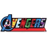 Marvel Avengers Wood Tabletop Decor | Classic Avengers Decoration to Hang or Display in Man Cave, Kids' Bedroom or Movie Room