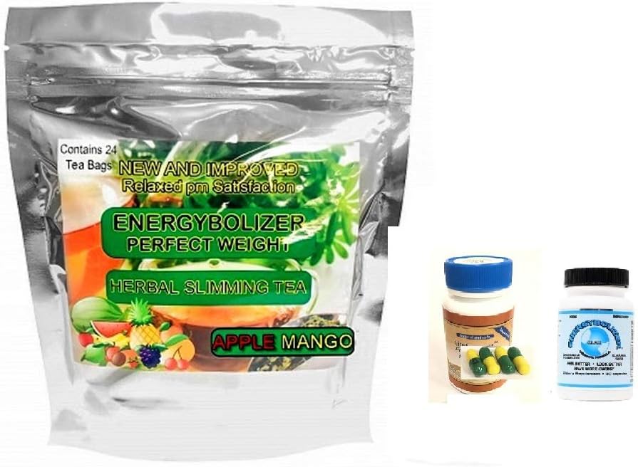 Energybolizer Orange Gel Caps (Now Green and Yellow, Called LS), Slimming Tea & Original