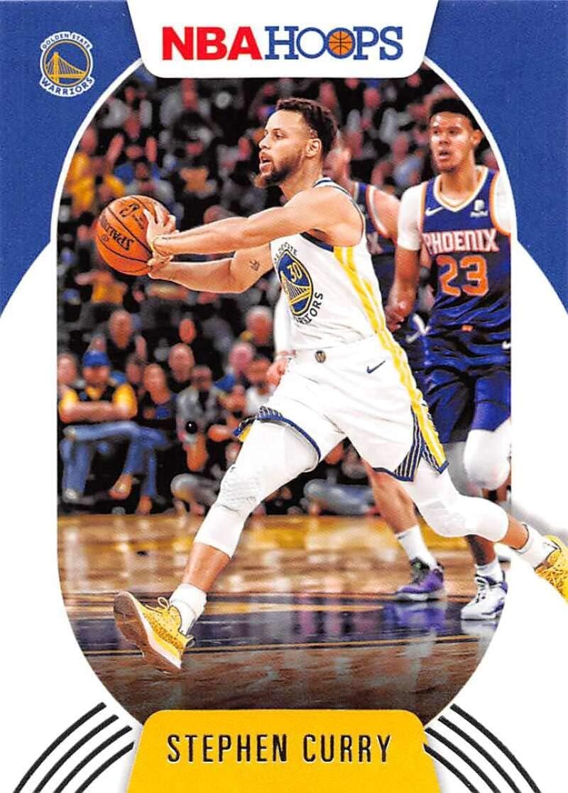 202021 NBA Hoops 130 Stephen Curry Golden State Warriors Official Panini