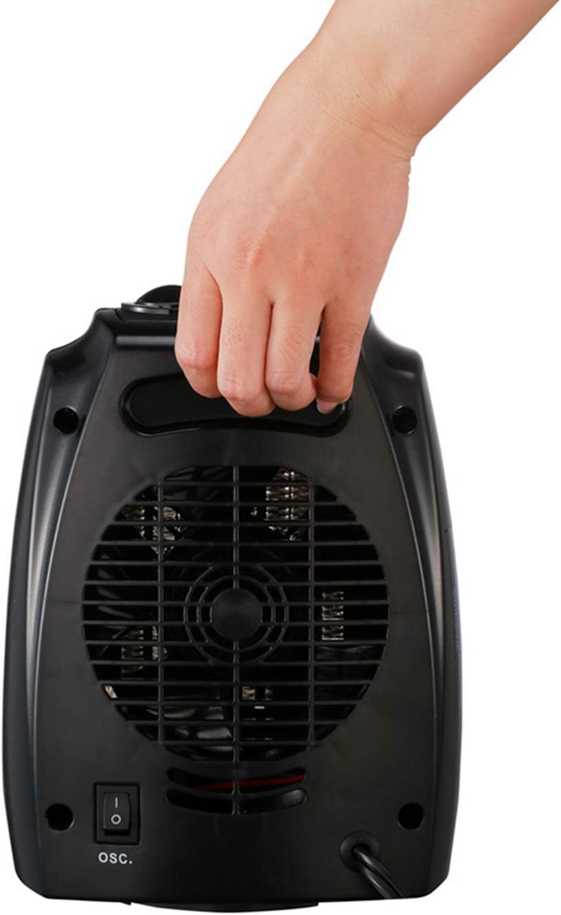 DOIT 6Inch Mini Ceramic Space Heater for Office with Thermostat,Quiet Personal Electric Heater with Safety Protection, Over-Heat & Tilt Protection
