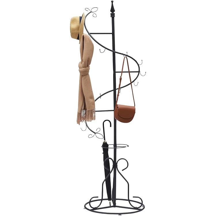 spiral handbag rack