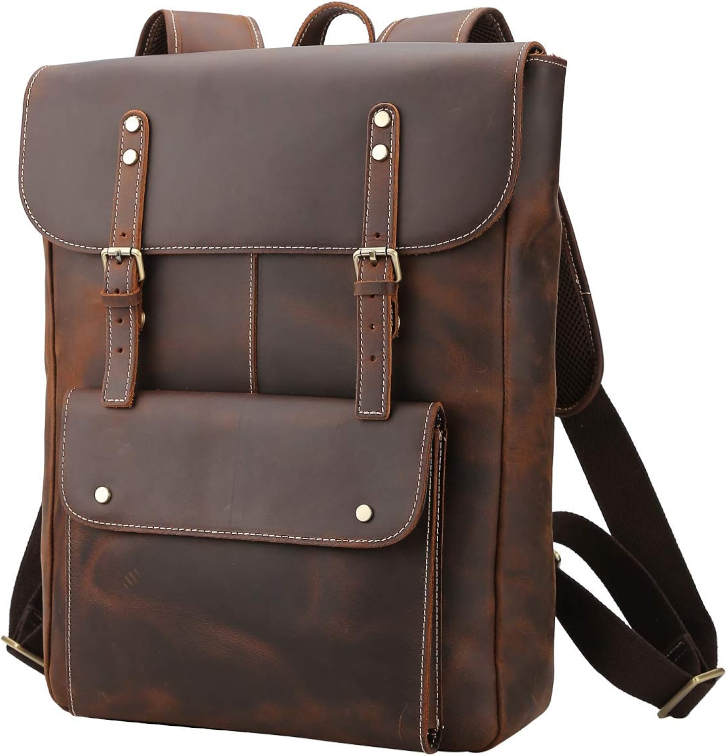 classic leather suitcase