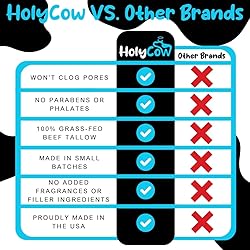HolyCow Beef Tallow For Skin - Whipped Tallow Balm