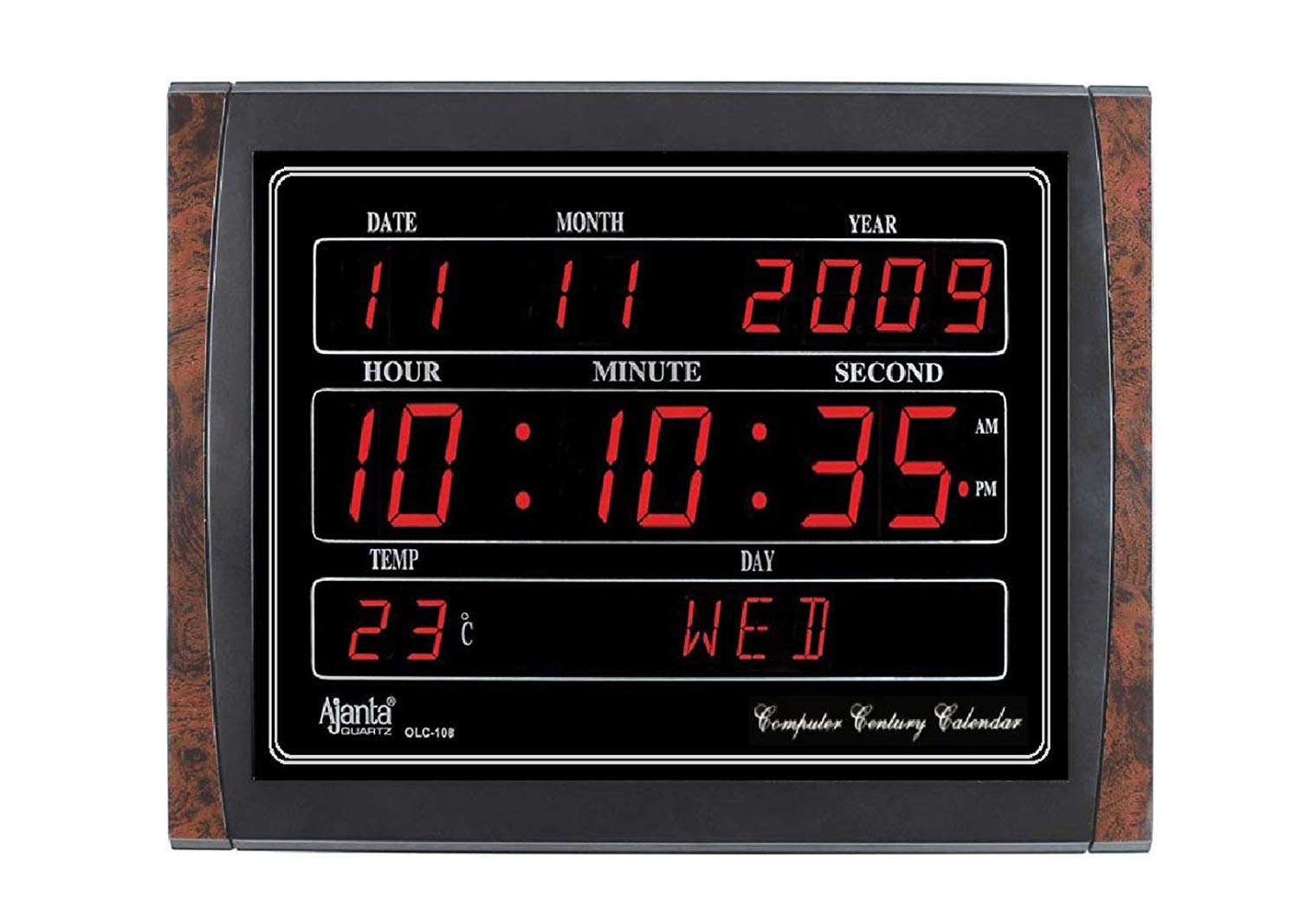 Buy Oreva Digital Wall Clock Online at Low Prices in India Amazon.in
