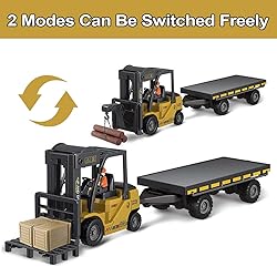 KNACKTOYZ Remote Control Forklift with Flatbed