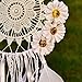 Dremisland Dream Catcher Vintage Handmade Traditional Indian Style Dream Catcher with Brown Feather Wall Hanging Home Decoration Ornament