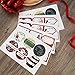 144pcs Christmas Self Adhesive Sticker Labels Santa Snowmen Xmas Tree Deer Festival Birthday Wedding Holiday Decorative Decorative Present Labels Self Adhesive Name Tags Stickers