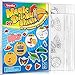 Teenitor 18 Sheets Heat Shrink Plastic, Shrinky Art Film Paper for Kids Creative Craft