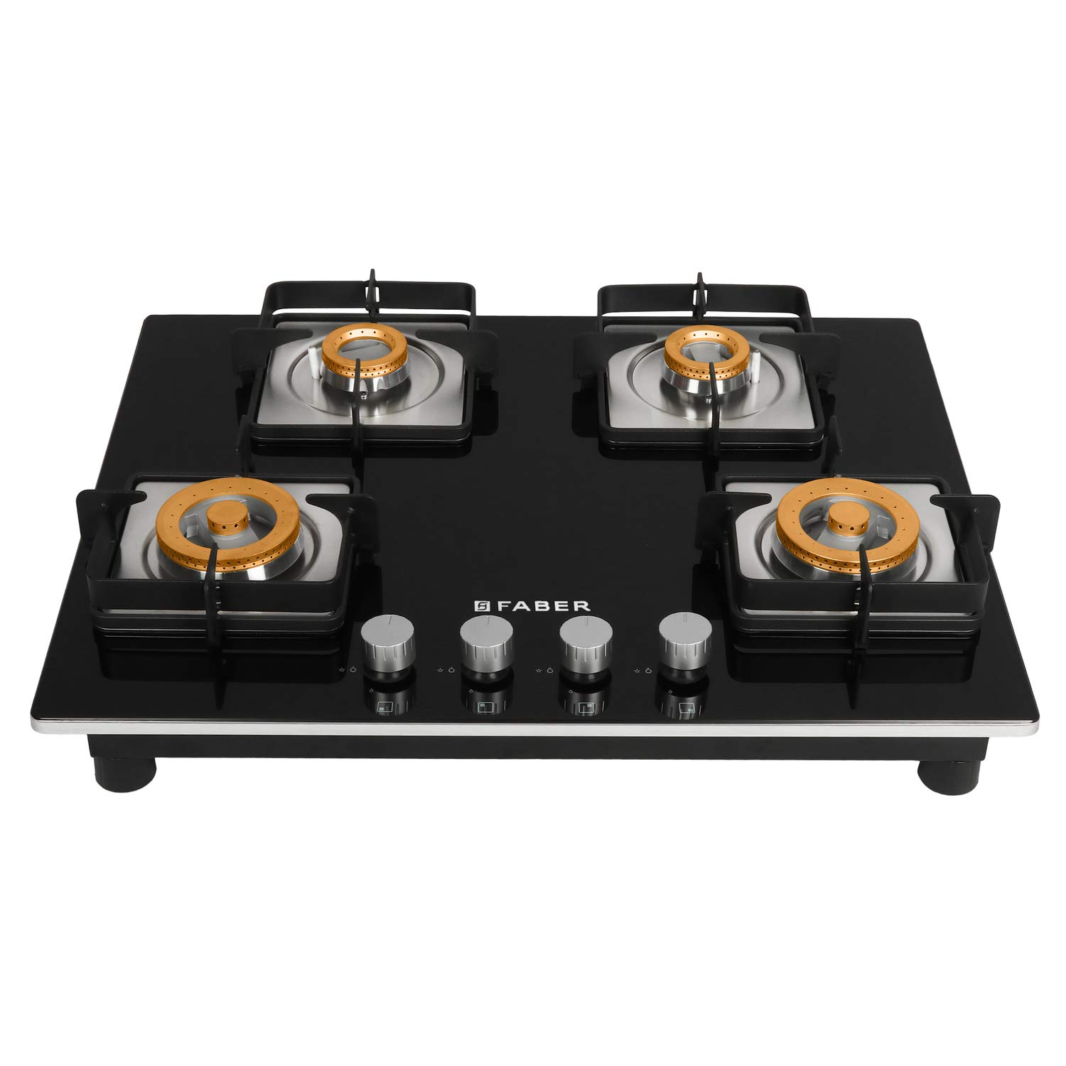 Buy Faber 65 cm Hob, 4 Burner, Auto Ignition (HOB HTG 654 CRS BR CI