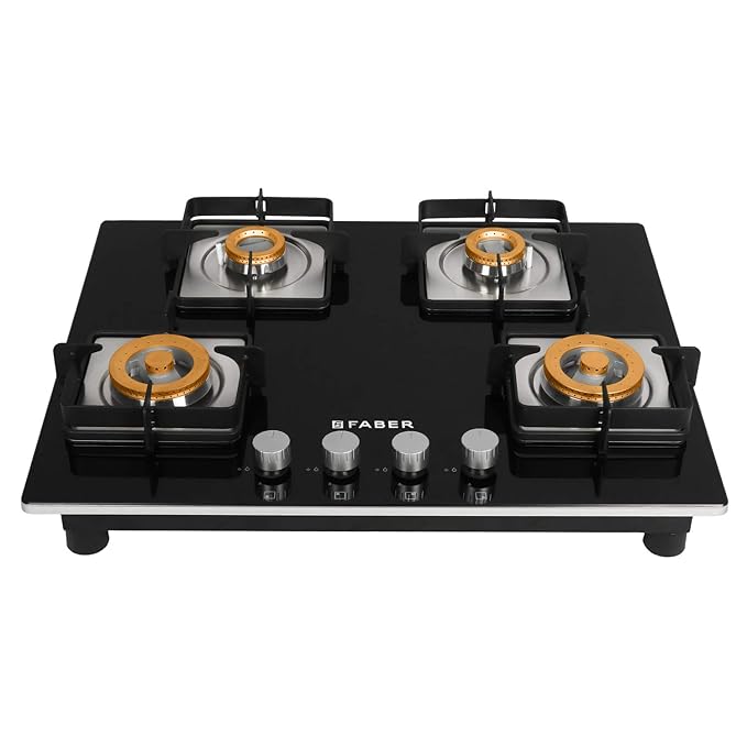 Buy Faber 65 cm Hob, 4 Burner, Auto Ignition (HOB HTG 654 CRS BR CI