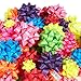 120-Count Gift Wrap Bows - Gift Bows Peel and Stick Self Adhesive Gift Ribbon Bows - Perfect for Christmas, Birthday, All Occasions - Matte, Includes Large, Medium, Small Sizes, 8 Assorted Neon Colors