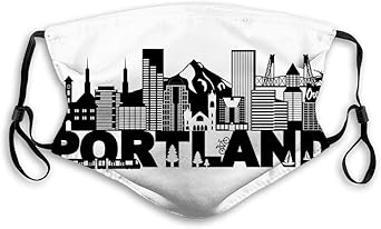 Cómoda máscara impresa, Portland, famosos lugares de interés en Oregon