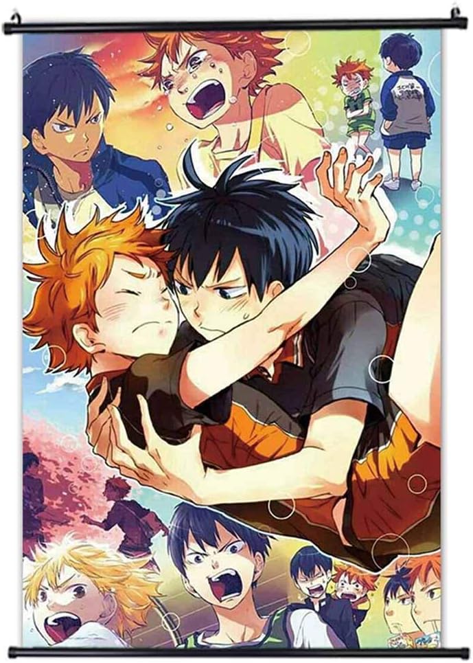 gerFogoo New Anime Haikyuu Poster Wall Scroll Hanging Paintings Art Painting Wall Scroll Poster(H04)