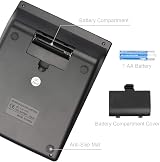 HIHUHEN Large Calculator Solar & Battery 12 Digit Display Business Office view 3