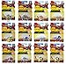 Dinotrux Reptool Rollers Set of 12 Dinosaur Rolling Vehicles Revvit, Click Clack, Skrap-It, Waldo, Mother Tortool, Wrenchtools, Grouter, Buzz, Ace, Otto Wrenches, Happy Revvit Toy Bundle Collection