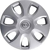 Copricerchi Serie 4 Per Opel Corsa D - 15 Pollici, Produzione Italiana, Qualit&agrave; ISO 9001