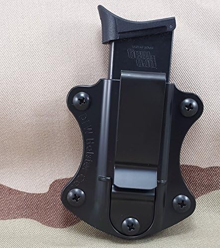 Single Stack Tuckable IWB Mag Pouch. Fits 9mm, 40 Cal, 45 ACP.