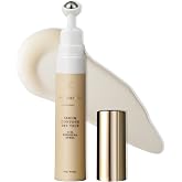 MiouvaLab Caffeine Under Eye Roller Serum Brightener for Dark Circles, Bags | Men &amp; Women; Puffy Eyes &amp; Wrinkles; Green Tea, Niacinamide, Peptides, Tranexamic Acid; Cooling Massage Ball; Travel Size 15ml