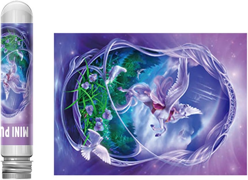 Jigsaw Puzzles 150 Pieces for Adults, Pegasus Painting, DIY Set Unique Gift Home Decor Children's Educational Toys Mini Paper Puzzles for Adults or Kids 7 and up Ages 15 x 10cm