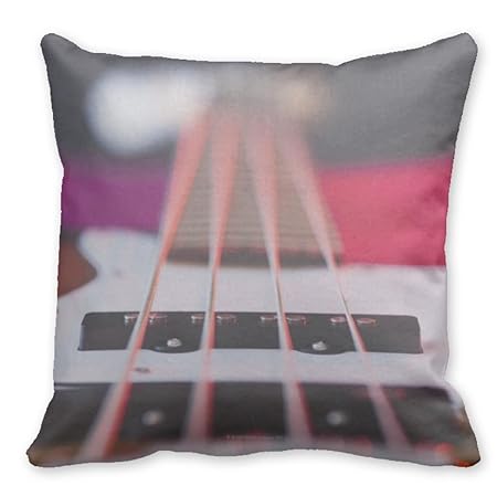 Just Redo Bass Guitar 3 Pillow Cushion Cover Couch Pillow Case