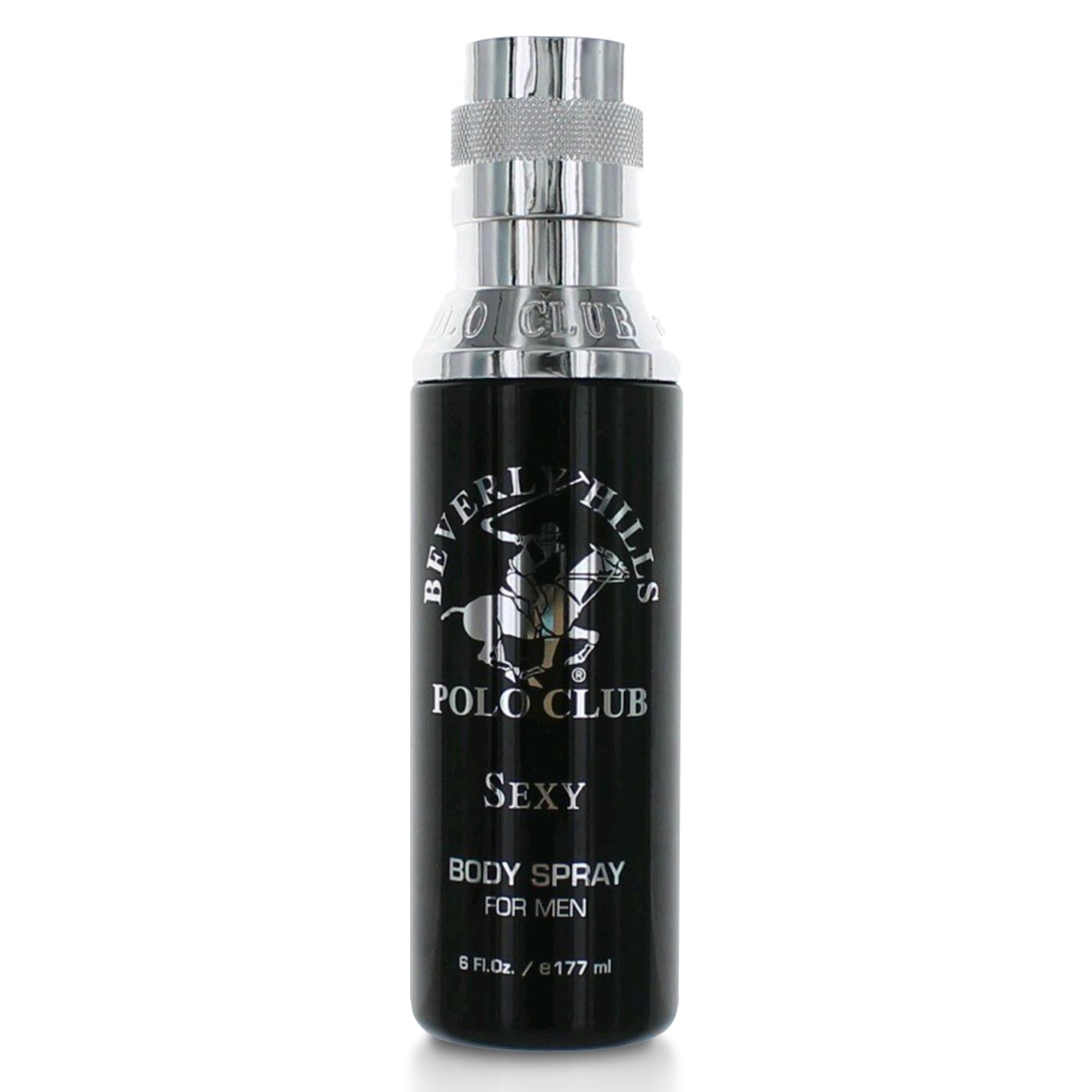Beverly Hills Polo Club Body Spray for Men - BHPC Sexy for Men - Oriental, Woody, Fresh & Masculine Scent - Long Lasting Cologne Body Mist - Ideal Gift for Him, 6oz