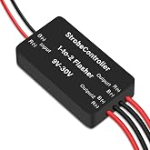 Flash Strobe Controller Car Flasher Module 12V/24V LED Brake Light Flasher | Car Flash Strobe Controller Flasher Module,LED Brake Light Flasher for Motorcycles Cars Trucks Brake Light Tail Stop Light