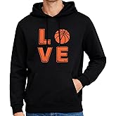 PIUFAM Black Hoodies for Men,Pullover Hoodie for Men,Loose Fit Polyester Pullover Sweatshirt for Women,Essentials Hoodie