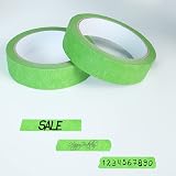 NORTHERN BROTHERS 12 Rolls Masking Tape 25mm x 20m Green Painter's Tape view 7