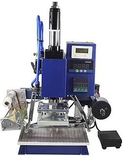 WT-QS90 Bronzing-Maschine Pneumatische Heißfolienprägemaschine Leder Holz Möbel Album-Hitze-Presse-Maschine Vergoldung-Presse