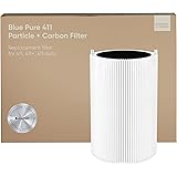 BLUEAIR Blue Pure 411 Auto, 411, 411+ Genuine Replacement Filter, Particle and Activated Carbon, fits Blue Pure 411 Auto, 411