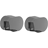ynVISION.DESIGN Wall Mount Compatible with Sonos Era 300 Speakers - Pair - Tilt 18°/Swivel ±21° - Cable Management - Concrete/Brick/Wood Stud Mounting Hardware Included - Easy Assembly - Black
