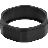 GJK 75702 Anti Roll Ring Compatible with Flashlight Series, Black Flashlight Anti-Roll Replacement Kit