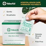Value Aid 25 x Low Adherent Dressing Pads 5cm x 5cm Hypoallergenic Sterile view 6
