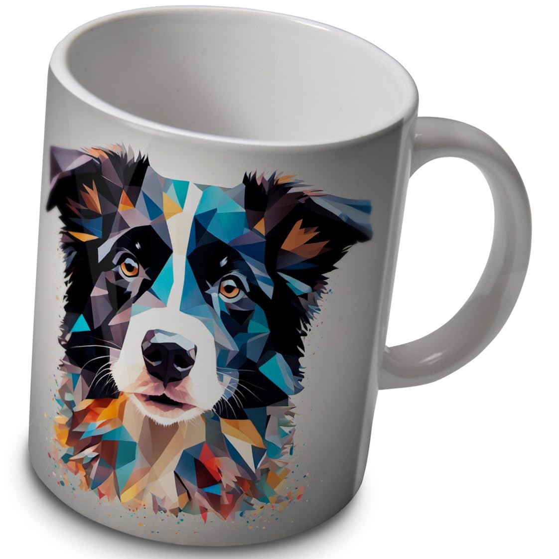 verytea Border Collie Puppy Dog Art Mug