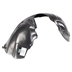 TRQ Front Left Inner Fender Liner Black Drivers