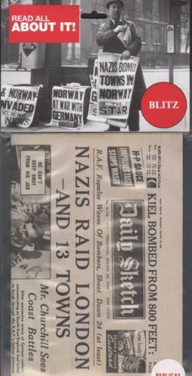 London Blitz Replica Newspaper