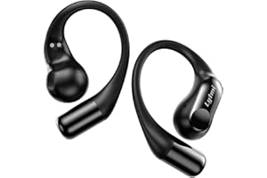 Lytmi CozyFit G1 Open-Ear Headphones, Active Noise Cancelling Wireless Earbuds, 4 Mics for Clear Call, 0.2oz Ultra-Comfort, Snug Fit, Deep Bass, 30H Playtime, Water Resistant, Sport Earbuds for Gym