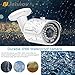 POE Security IP Camera，Jennov 1080P Bullet Surveillance Camera with 3.6mm Lens Night Vision Free Remote View App Motion Detection IP66 Weatherproof Outdoor & Indoor