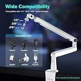 FIFINE Microphone Stand BM88 Low Profile Desk Mount with Cable Management view 4