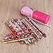Valentine Pencil Decorated with Hearts, Candies, Stars, Etc. - 48 Pencils