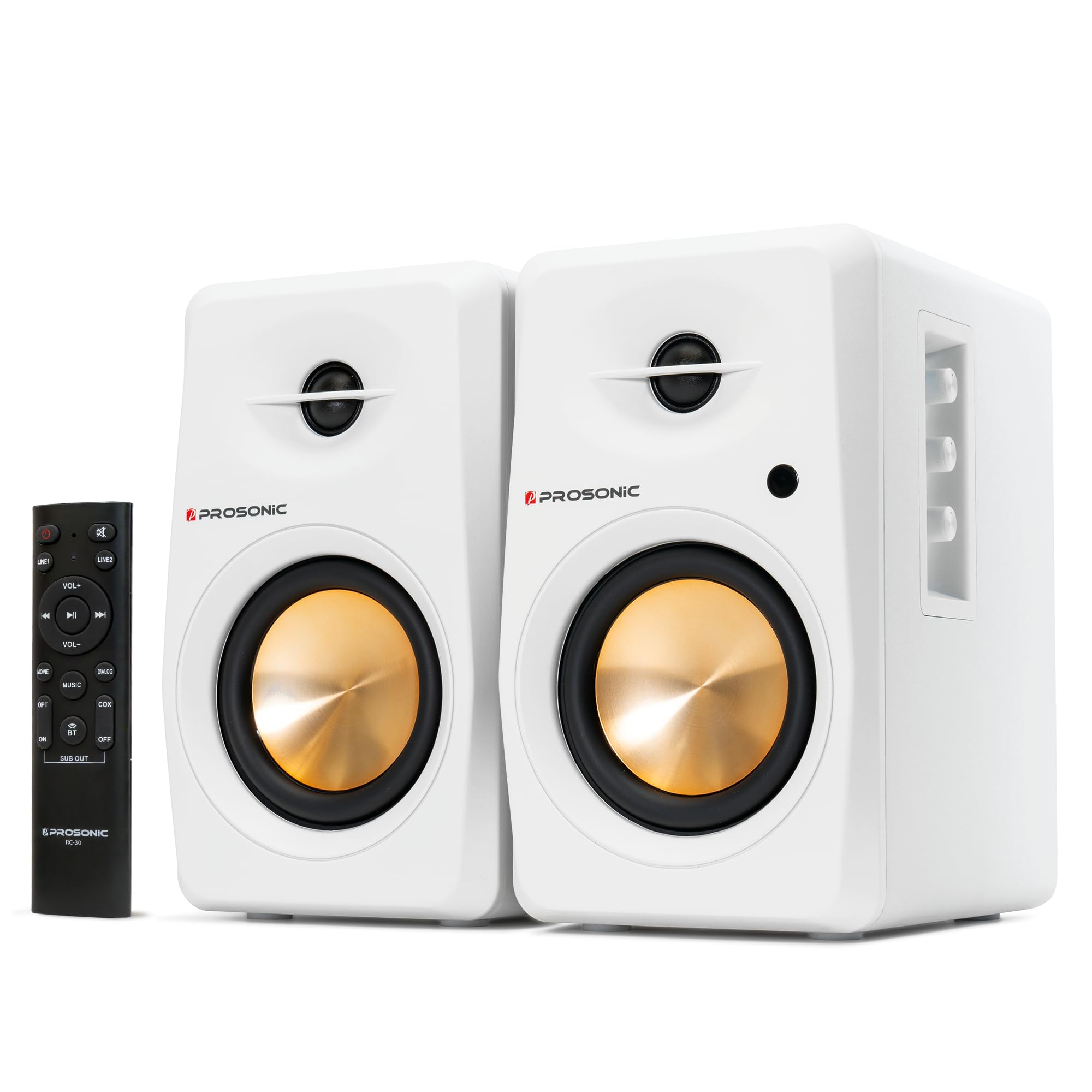 Prosonic BT30 Active Powered Bluetooth Bookshelf