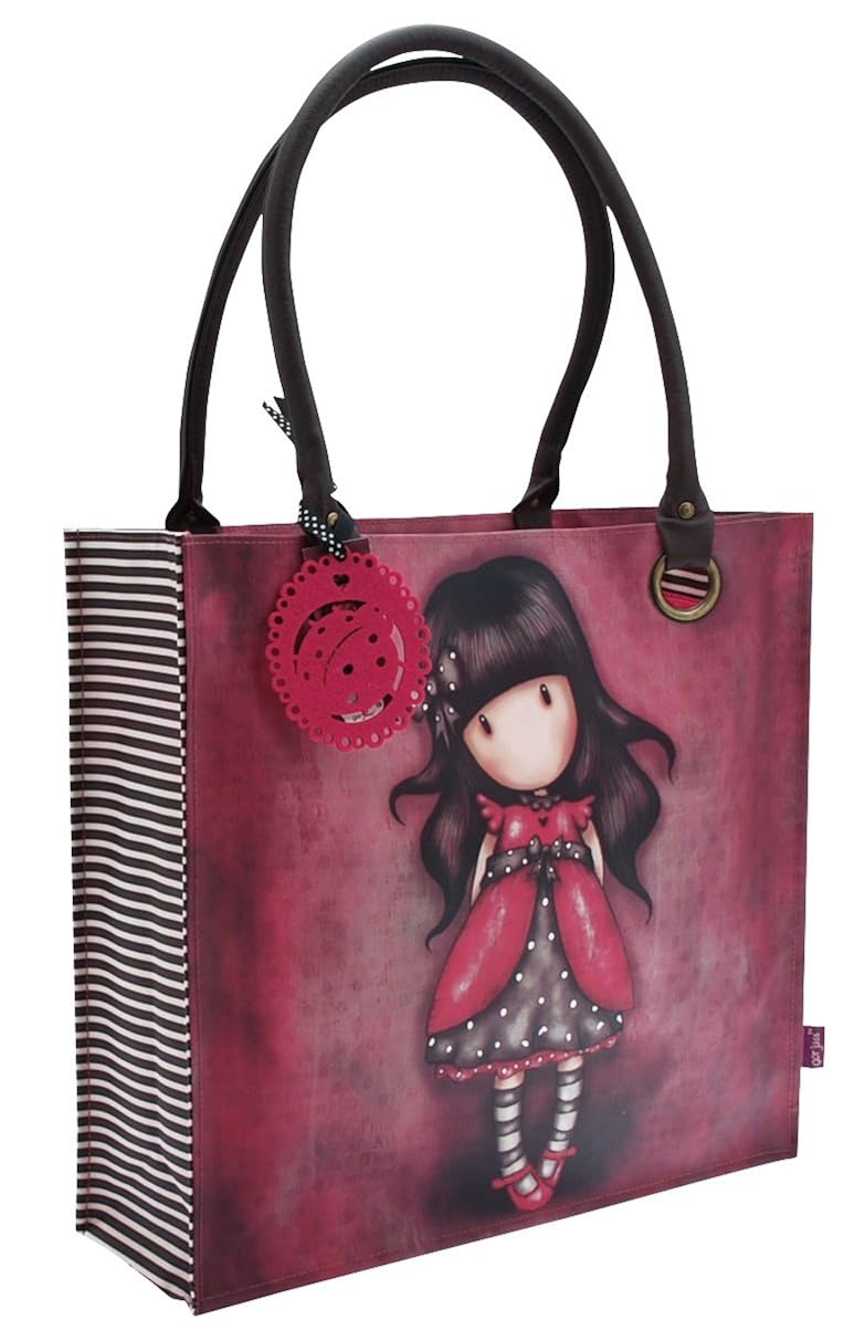 Santoro Gorjuss Large Coated Shopper Bag Ladybird Handbags